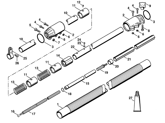 Drive tube assembly HT 101