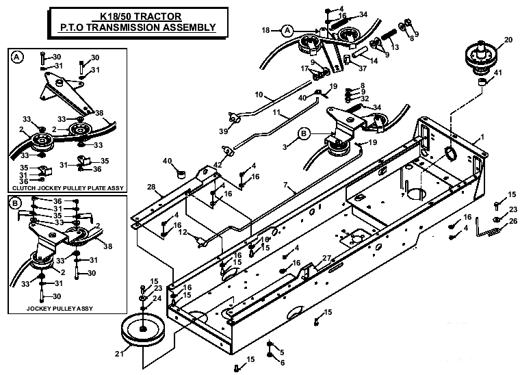 PTO Transmission Assembly