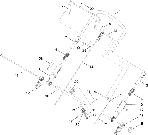 Upper Handle Assembly