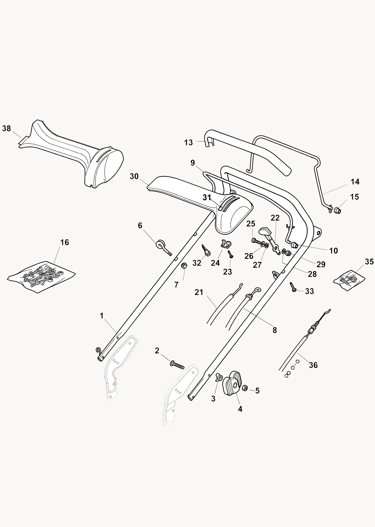 Handle, Upper Part