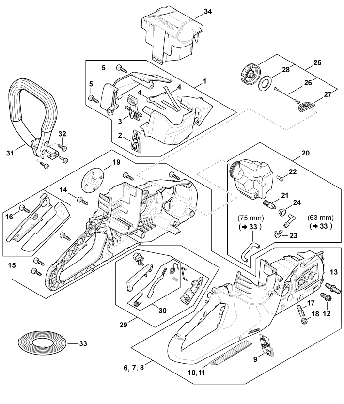Handle Housing, Shroud