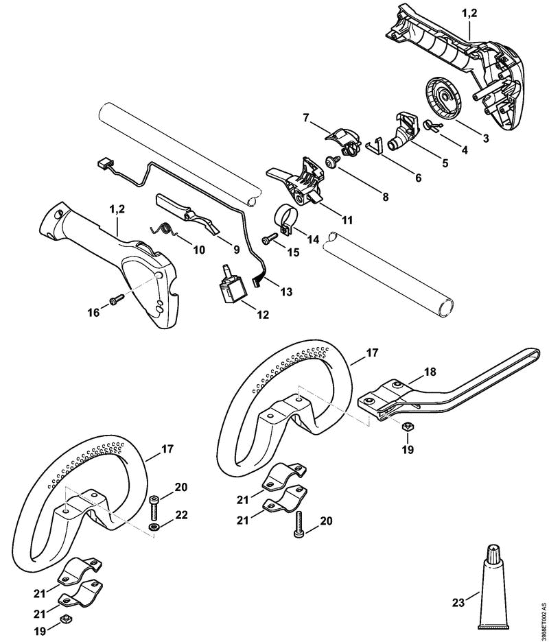 C CONTROL HANDLE