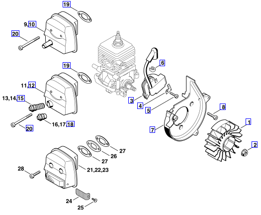 Ignition System-Muffler