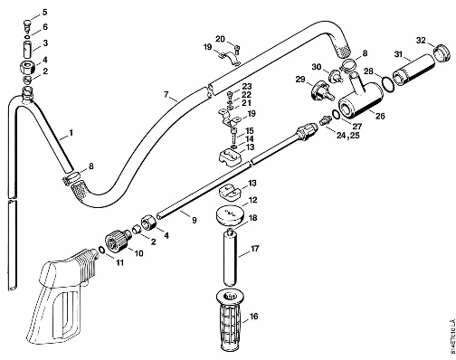 N-Wet-blasting attach.