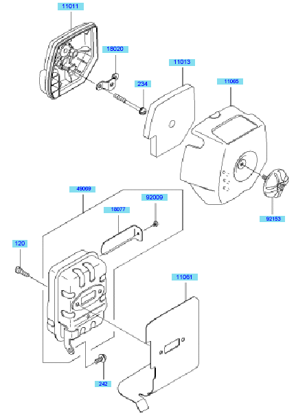 Air Filter & Muffler