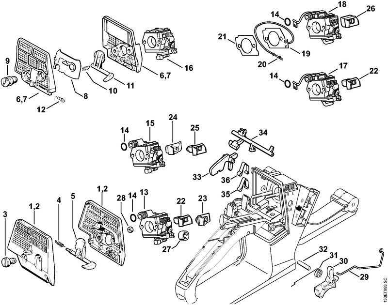 Air Filter/Throttle Control