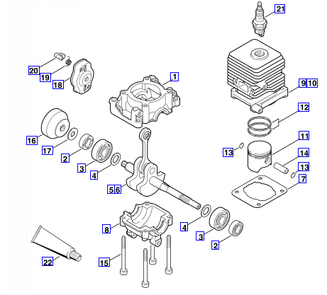 CRANKCASE - CYLINDER