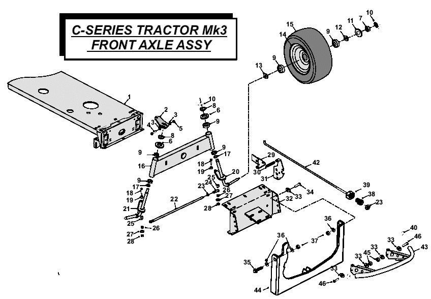 MK3 Front Axle Assembly