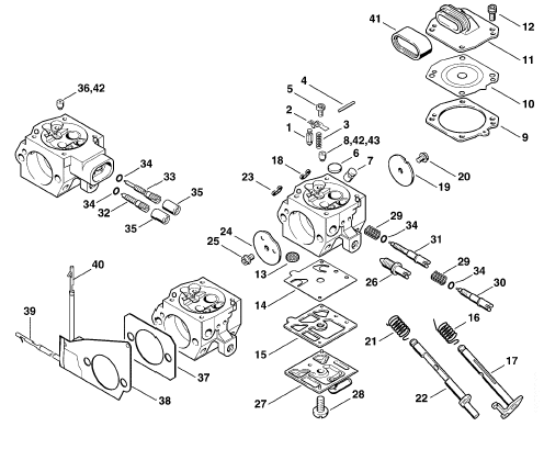 Carburetor HD-14A-HD-16-HD-24A
