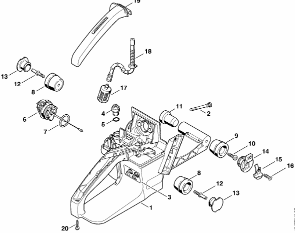 Tank housing - AV-System