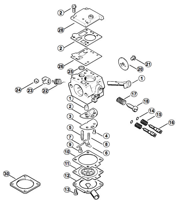 Carburetor Bing 48A125A 
