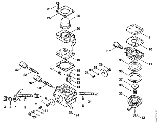 Carburetor C1Q-S110C (43.2008)