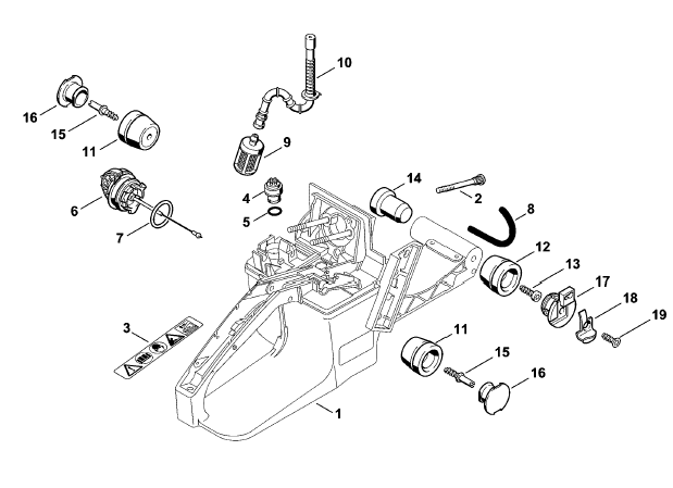Tank housing - AV-System