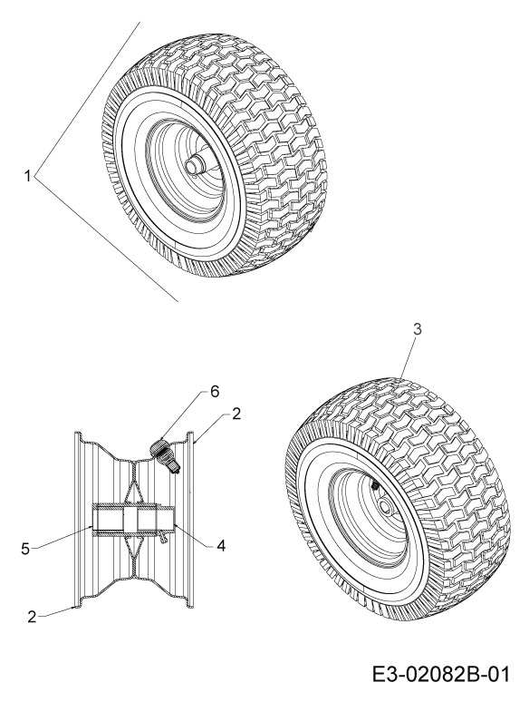 Front wheels