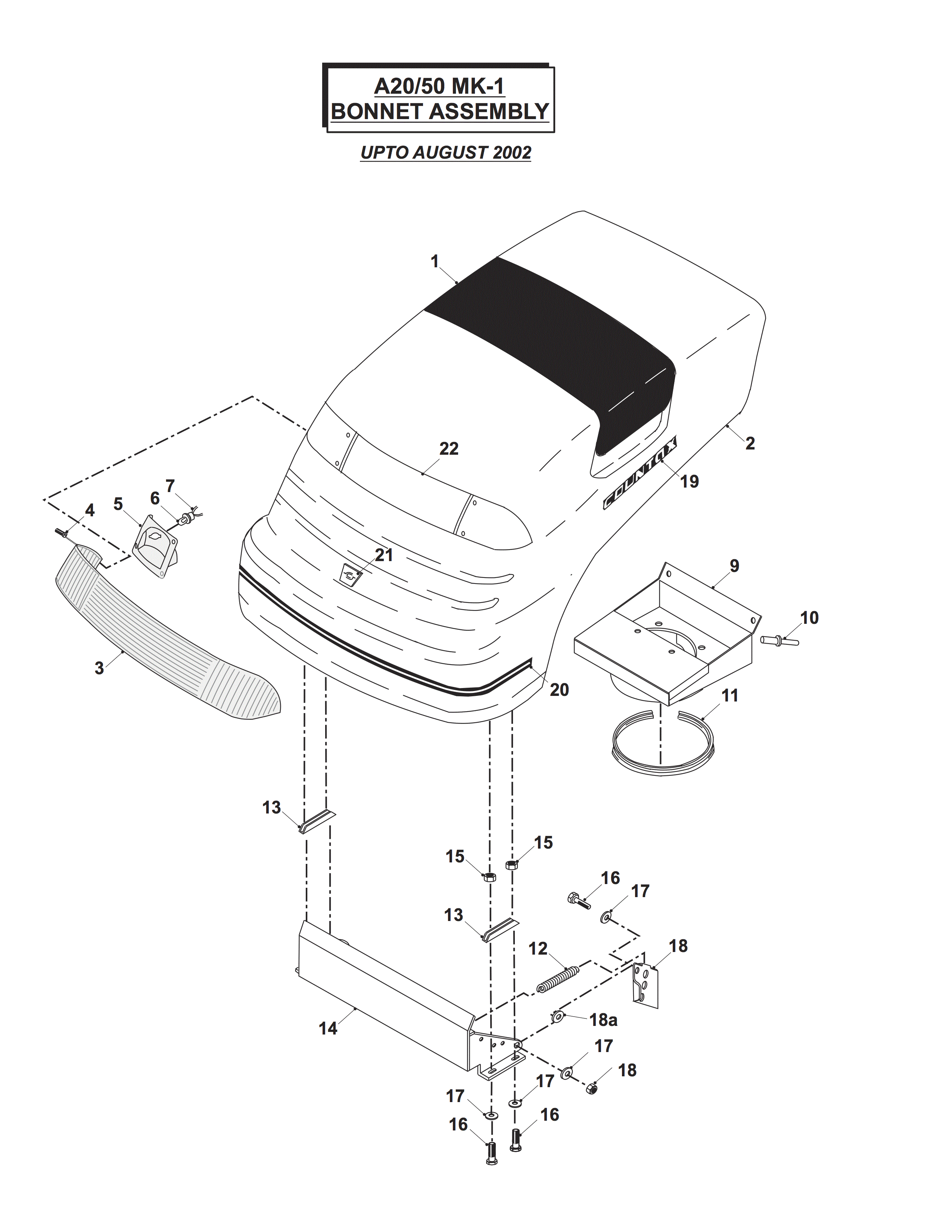MK-1 BONNET ASSEMBLY