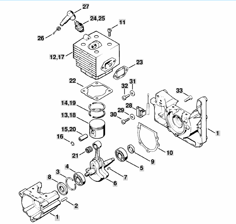 Crankcase Cylinder
