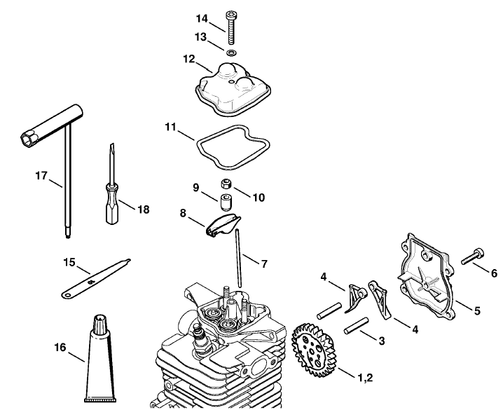 Valve timing gear