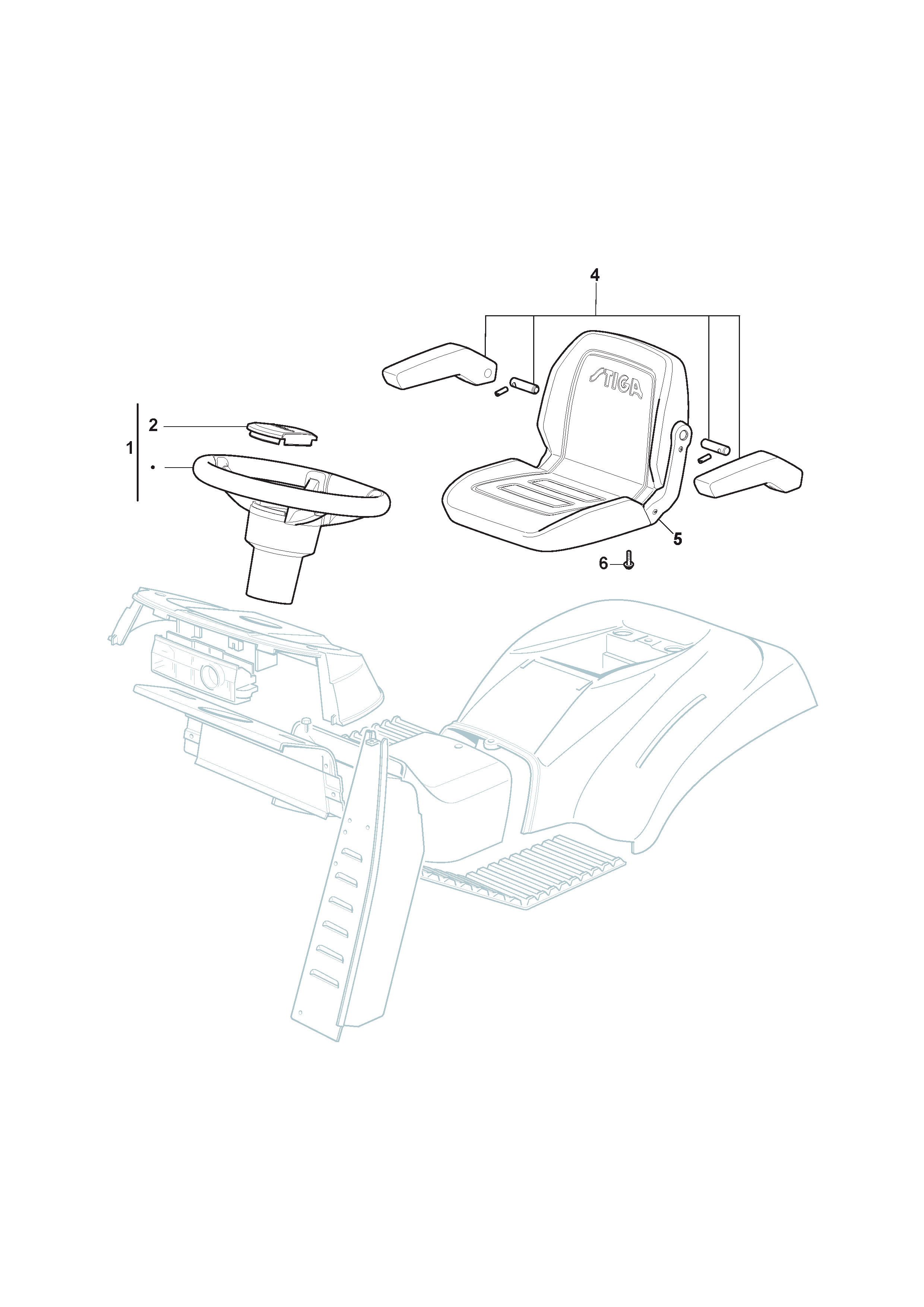 Seat & Steering Wheel
