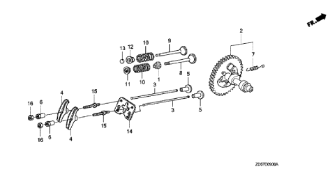 E-9 CAMSHAFT & VALVES