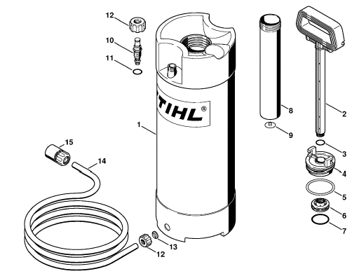 Pressurized water tank (28.2010)