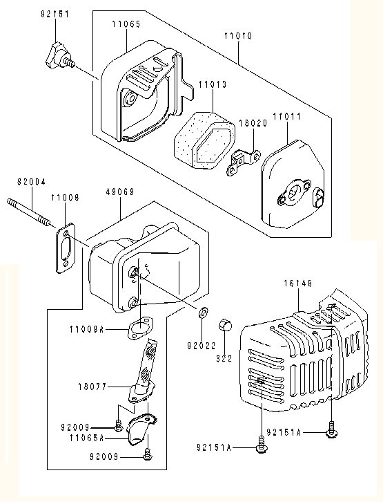 AIR-FILTER/MUFFLER