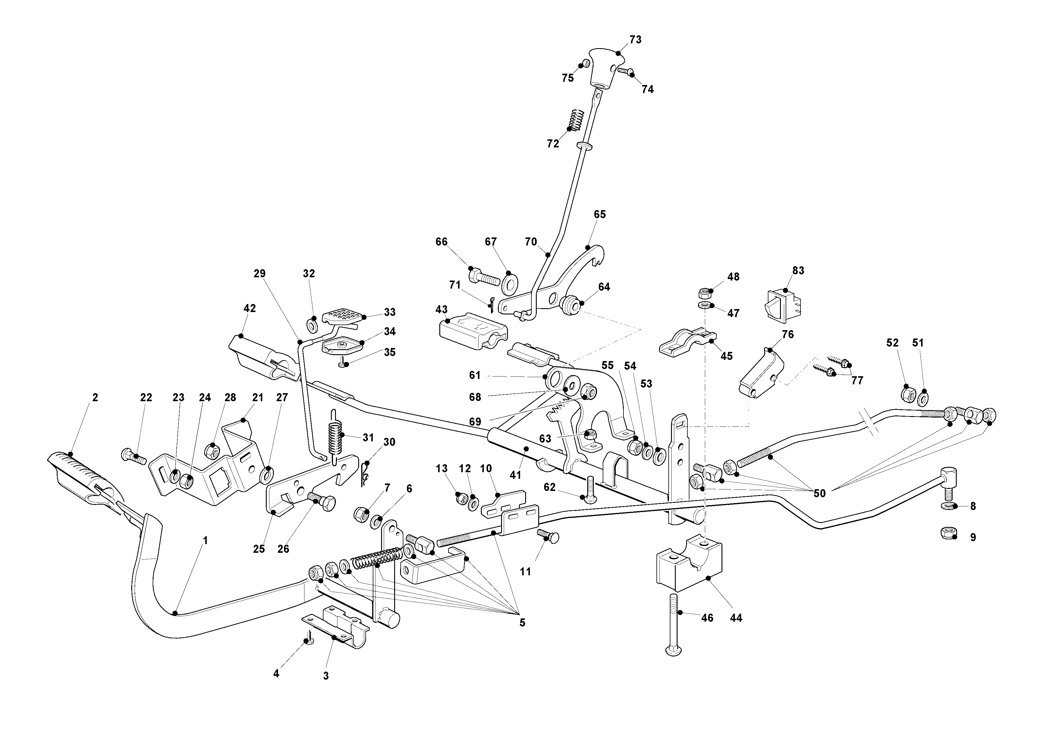 Brake And Gearbox Controls with Cruise Control