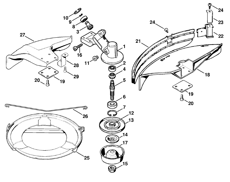 Gear head, Deflector