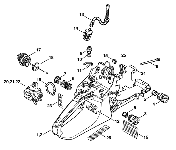 Tank housing