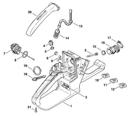 Tank housing