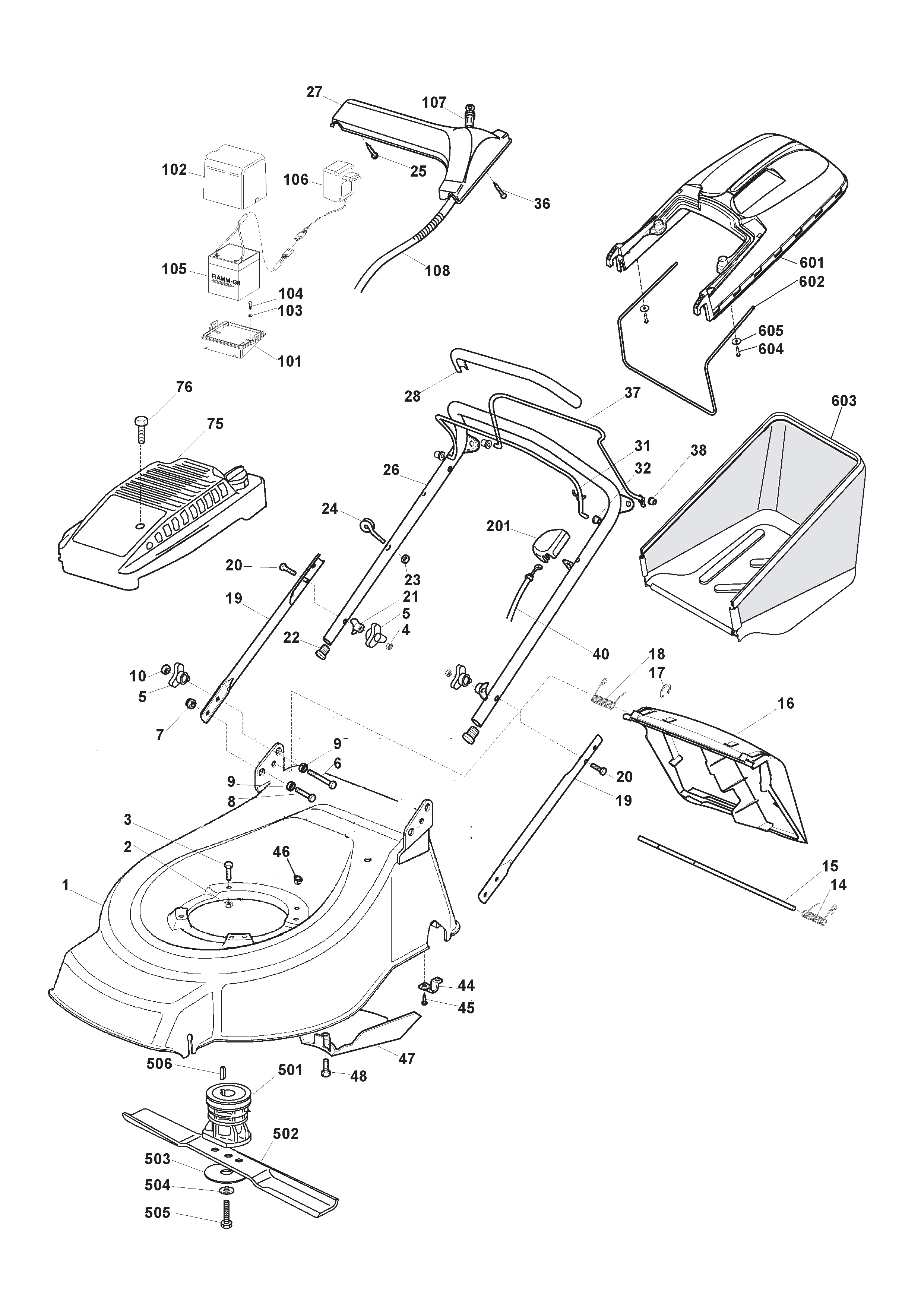 Chassis Grass Collector