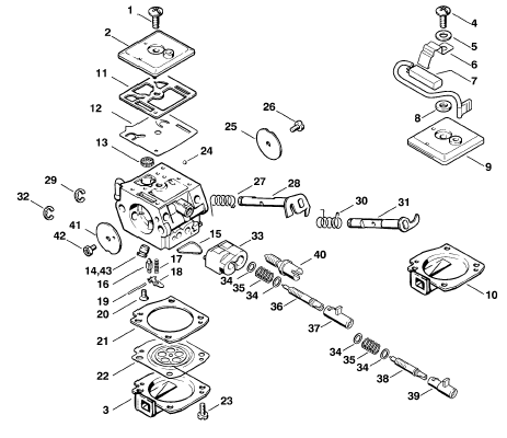 Carburetor C3A-S39 - C3A-S521