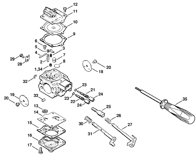 Carburetor WJ69A