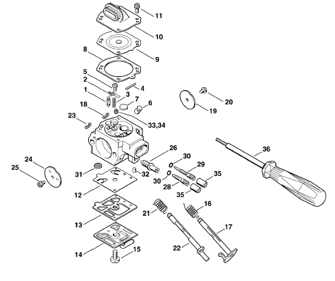 Carb. HD-18B -HD-21B (only USA)