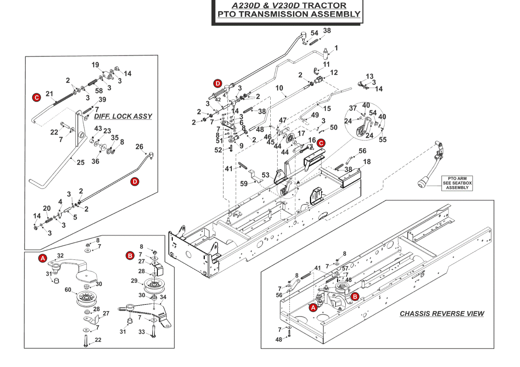 PTO Transmission Assembly