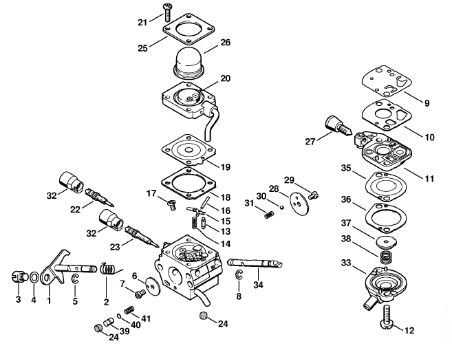 Carburetor C1Q-S98,  C1QS114