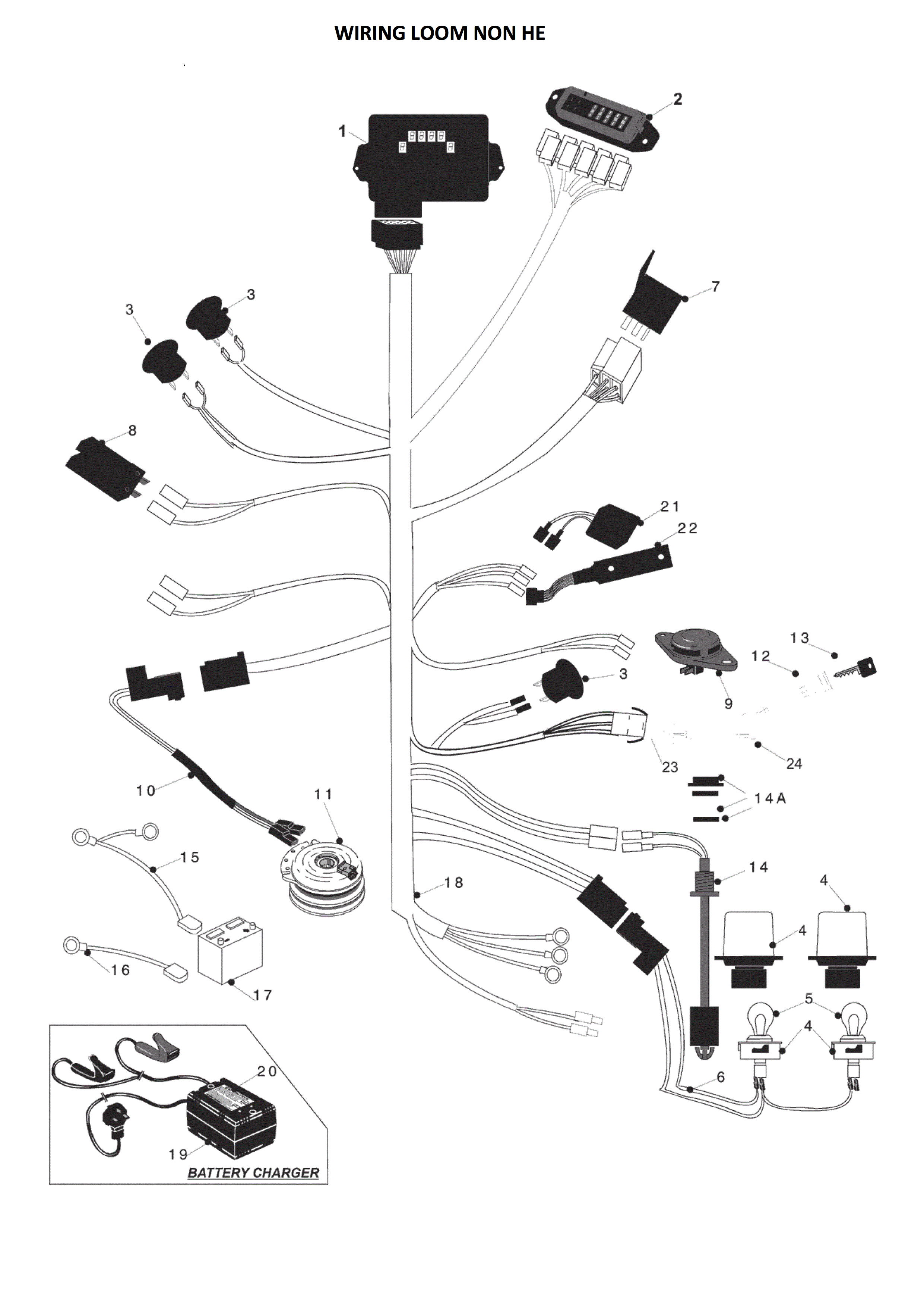 WIRING LOOM NON HE