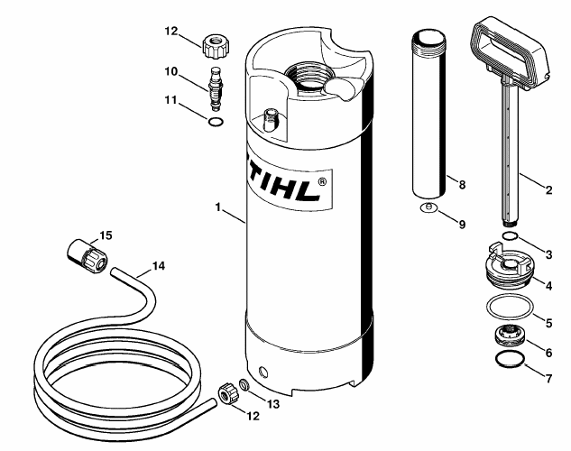Pressurized water tank (28.2010)