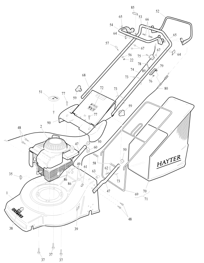 Upper Main Frame Assembly