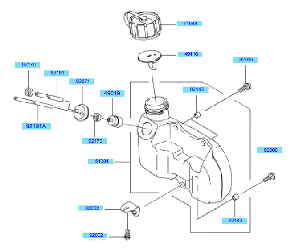 Fuel Tank & Fuel Valve