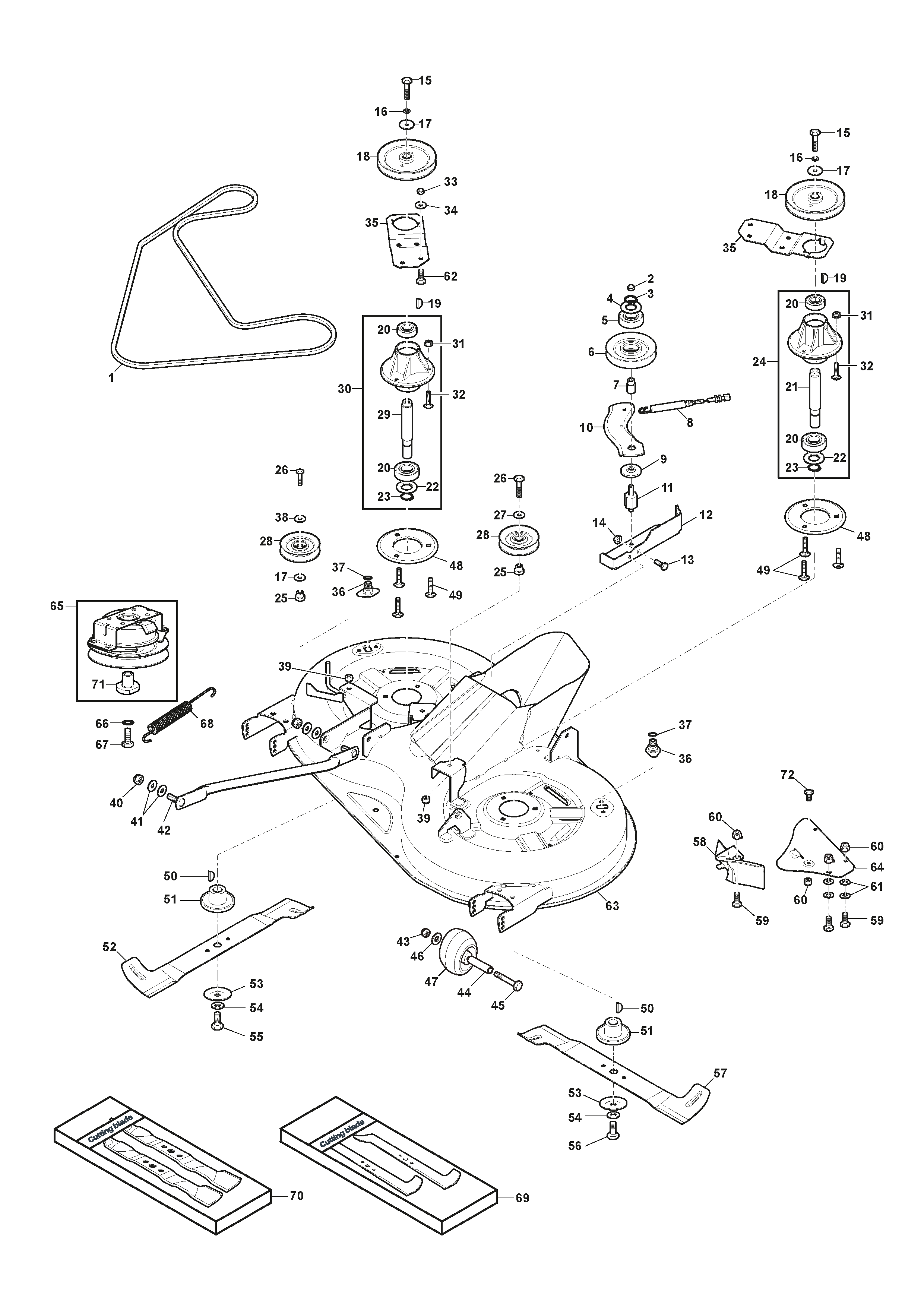 Cutting Plate with Electromagnetic Clutch