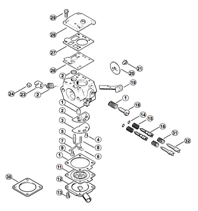 Carburetor Bing 48A101C