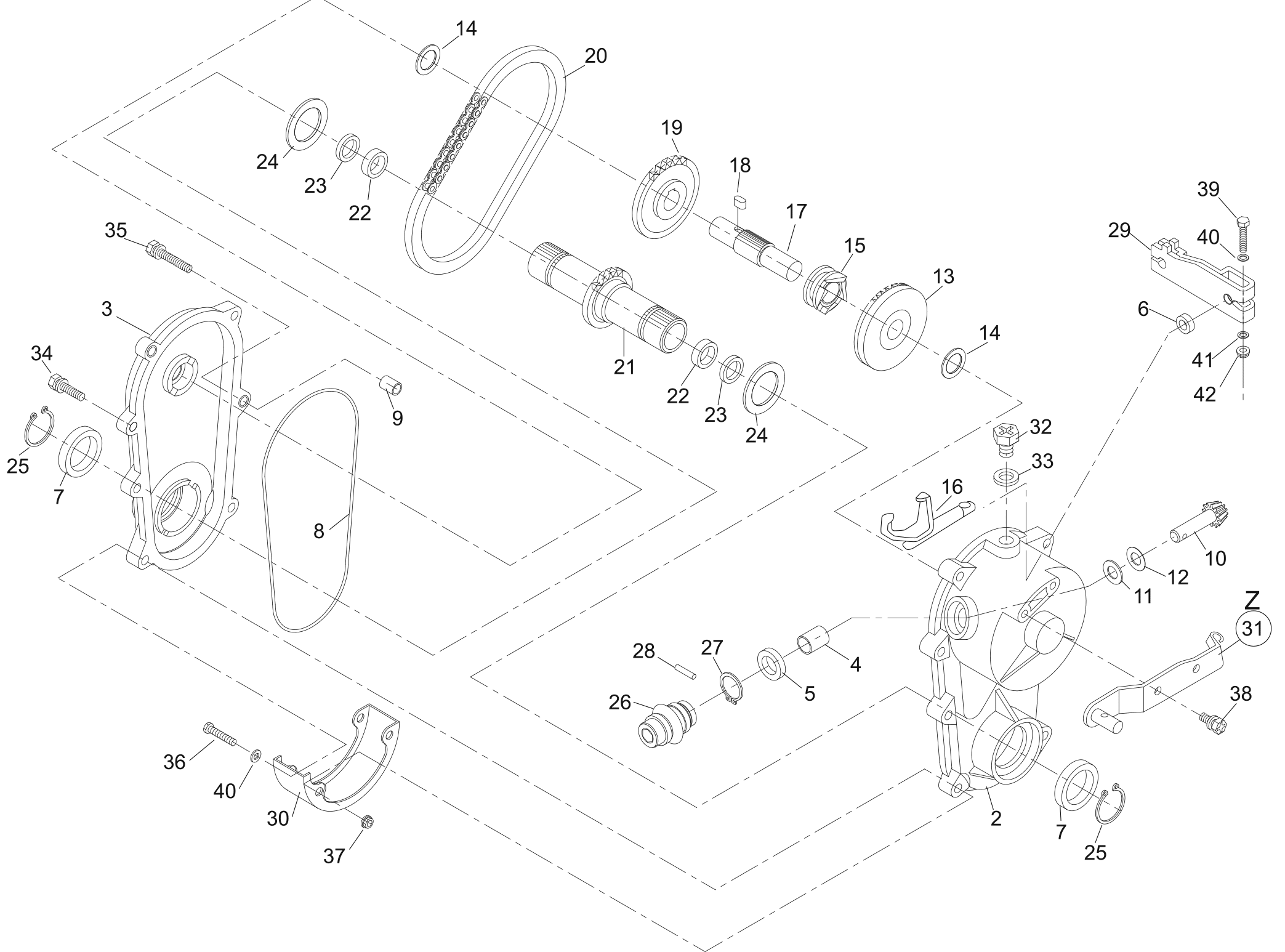 Gear Case Assy