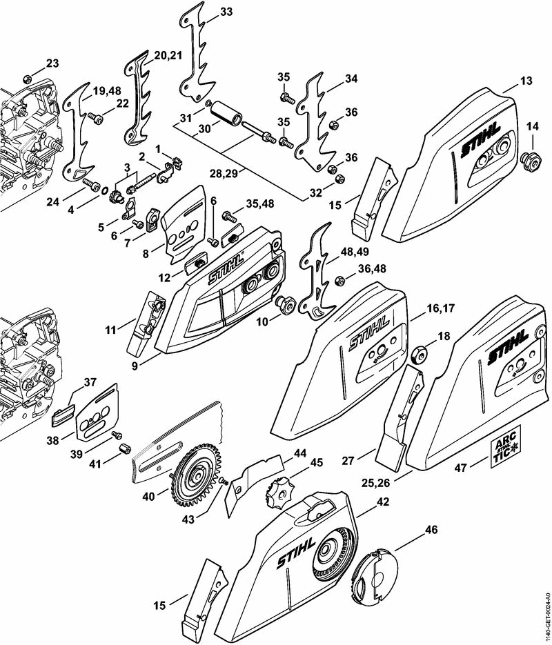 MS362CMQZ-E CHAIN TENSIONER