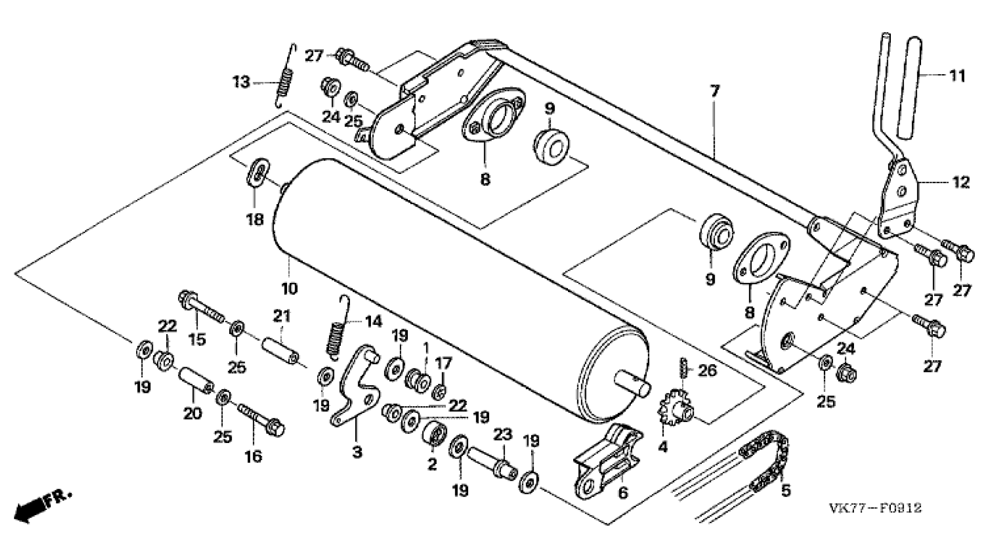 REAR ROLLER