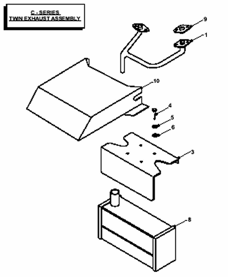 C600 & C800 Exhaust Assembly
