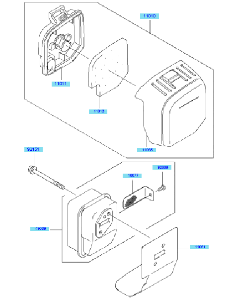 Air Filter & Muffler