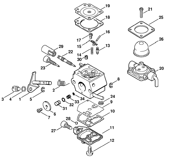 Carburetor C1QS63A, C1Q-S78 BR
