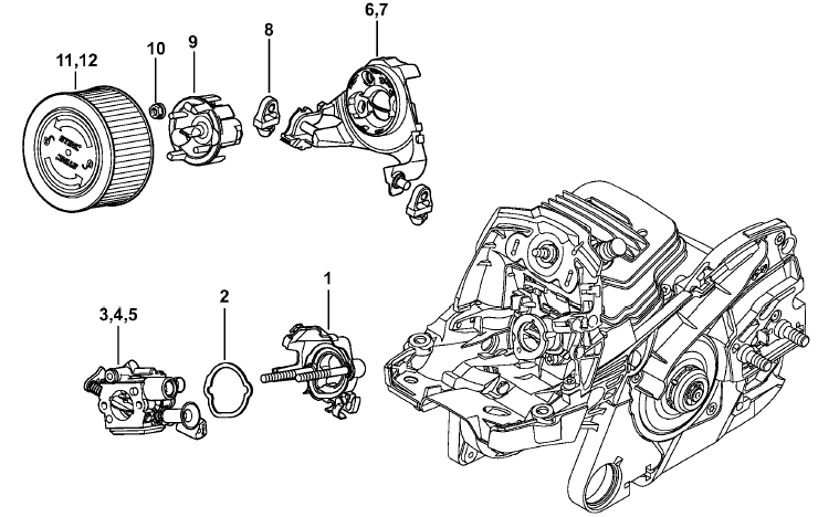 Carburetor bracket