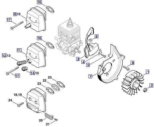 Ignition System-Muffler