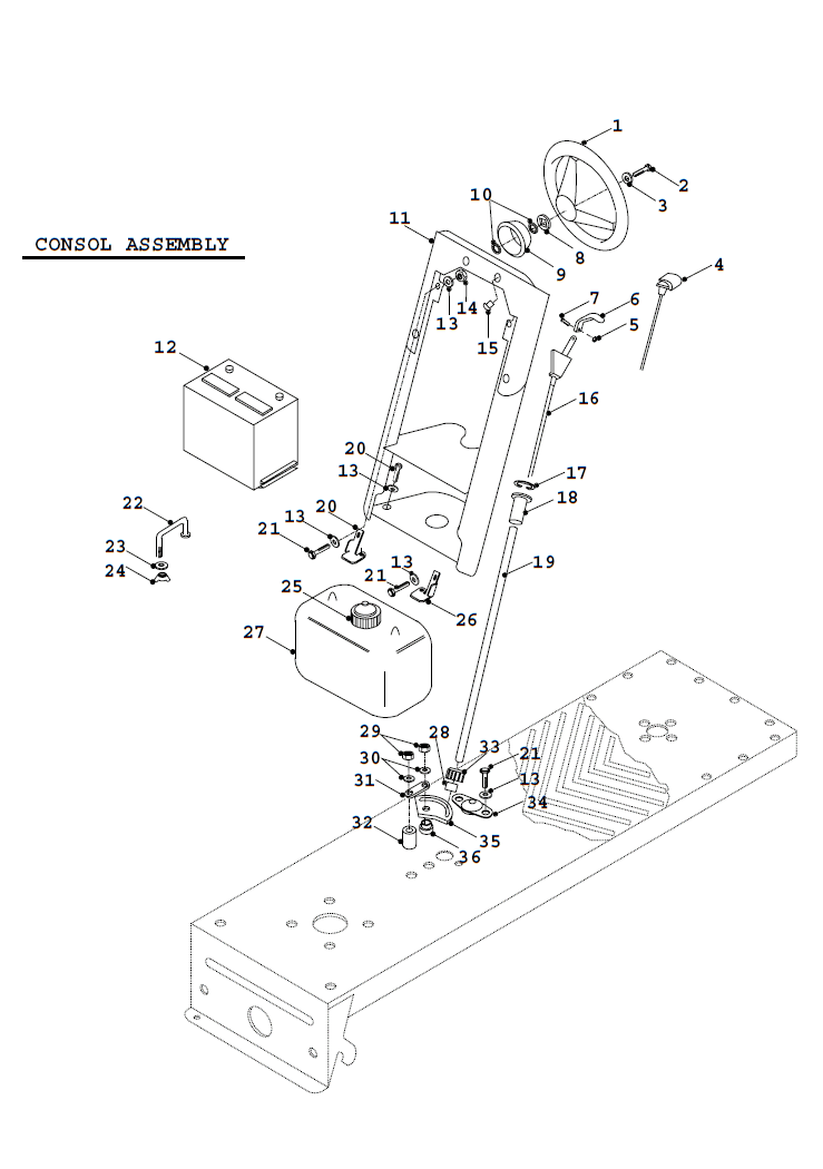 K12.5 Consol Assembly